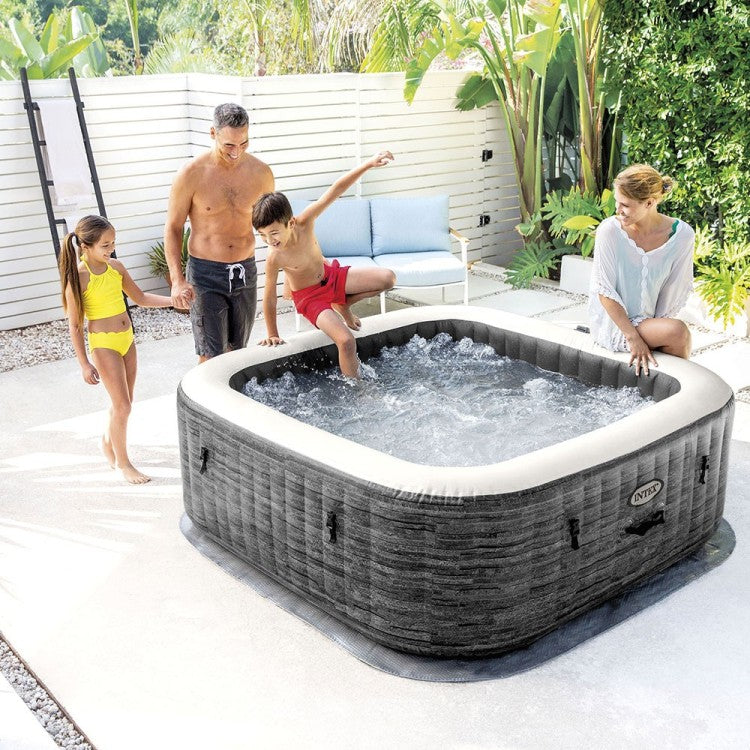 Spa Gonflable Ardoise - 4 places - Accessoires inclus