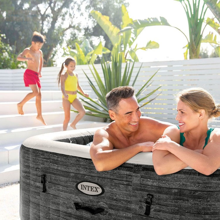 Spa Gonflable Ardoise - 4 places - Accessoires inclus