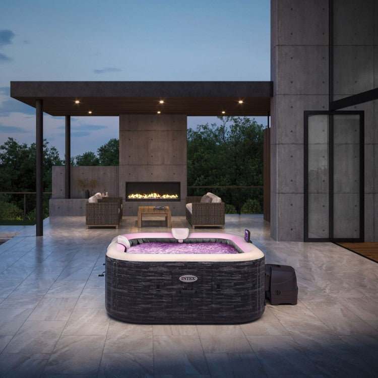 Spa Gonflable Ardoise - 4 places - Accessoires inclus