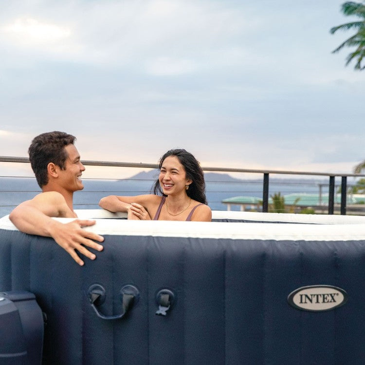 Spa Gonflable Bleu  - 4 places - Accessoires inclus